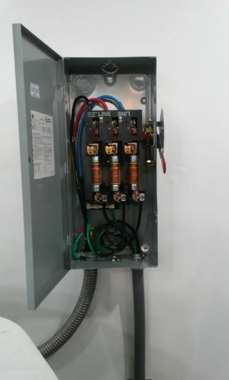 Three-phase disconnect switch installed for Electrical Wiring & Rewiring in Orangetown